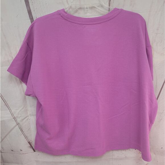 Prince Pickleball Women's Short Sleeve Cropped T-Shirt - Purple XXL - Picture 3 of 7